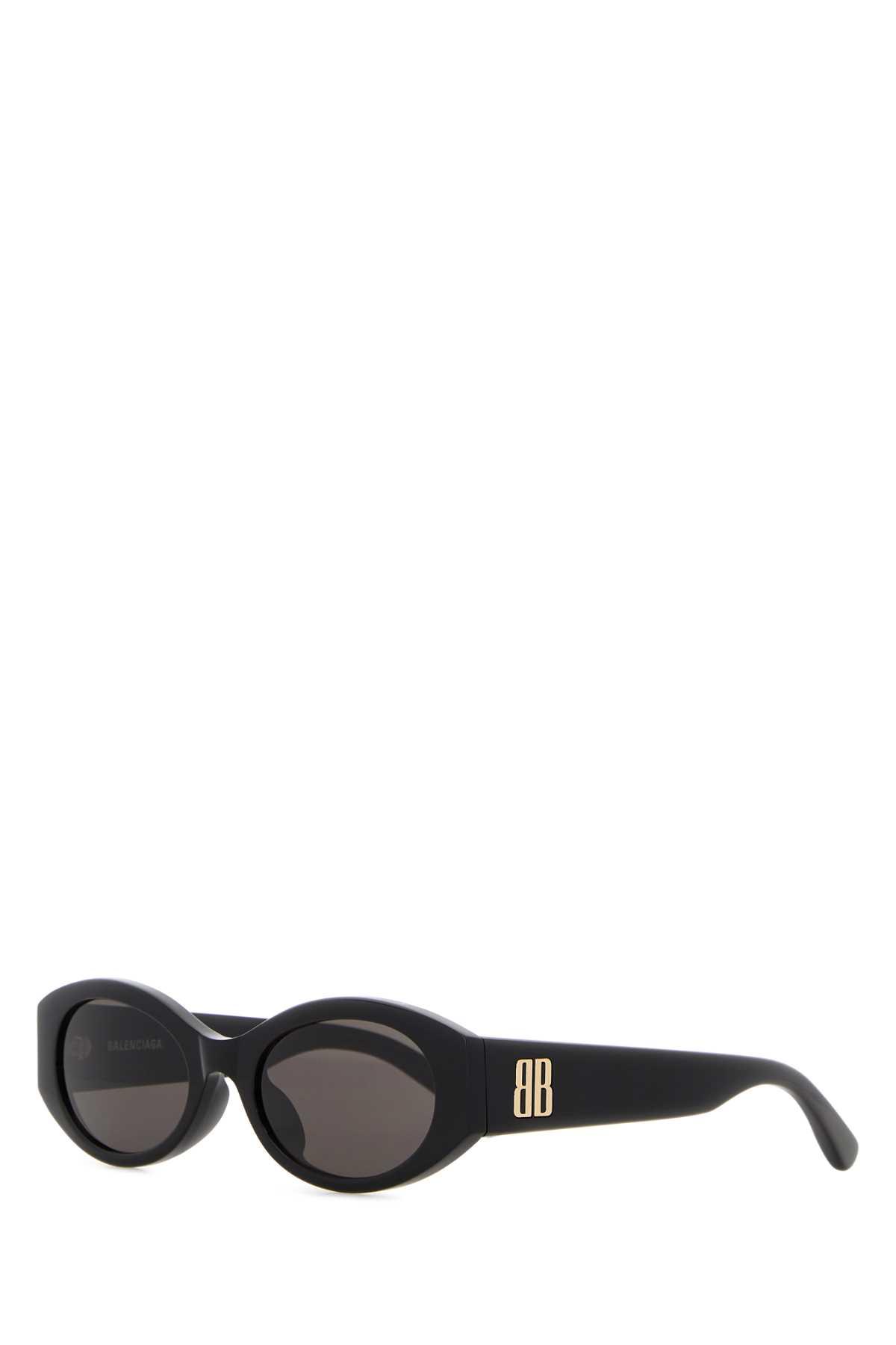 balenciaga black acetate af sunglasses