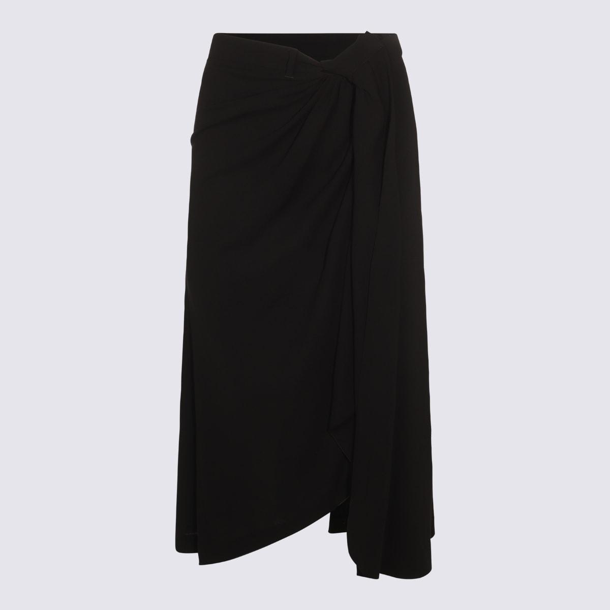 balenciaga black skirt