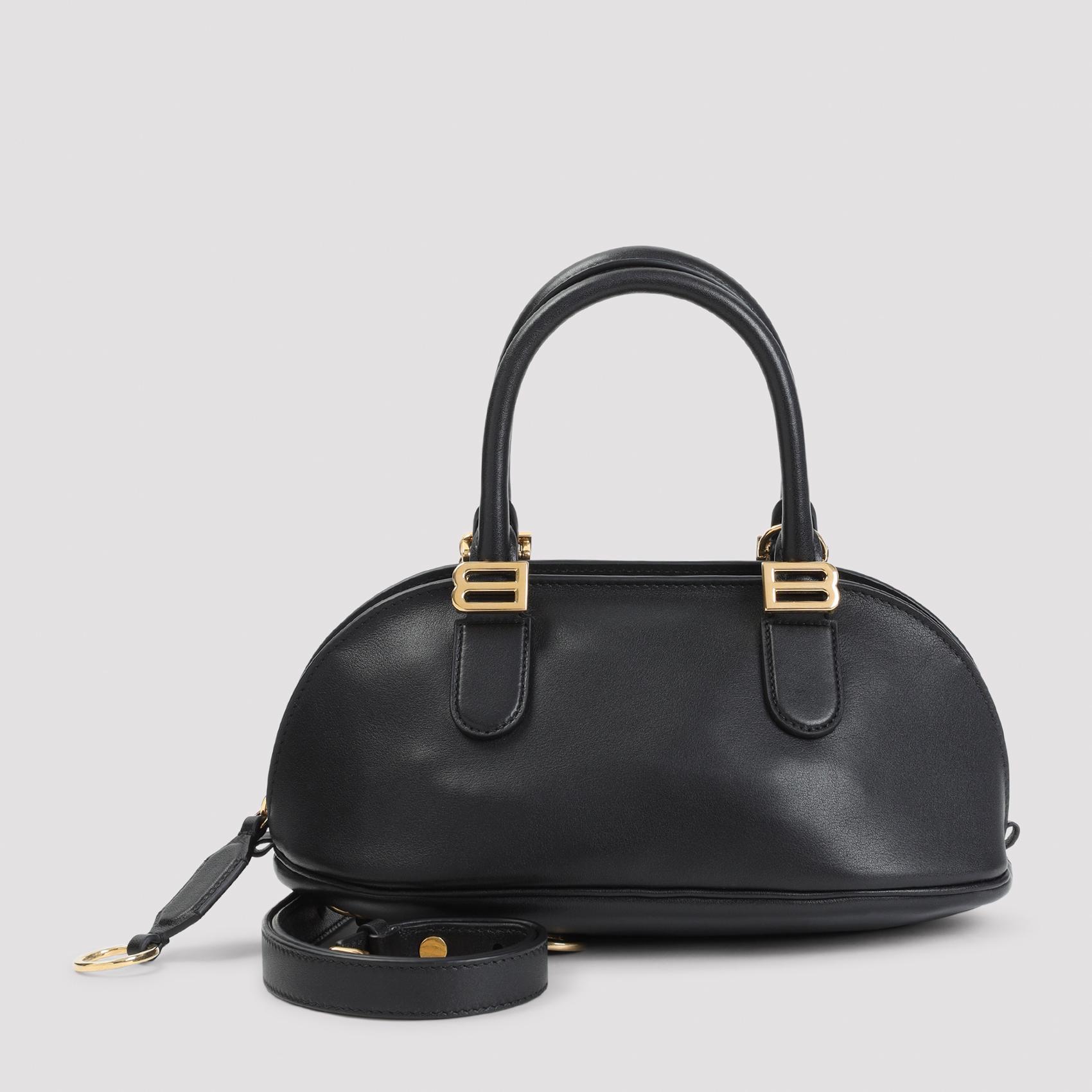 balenciaga bolero shoulder bag black calf leather - women