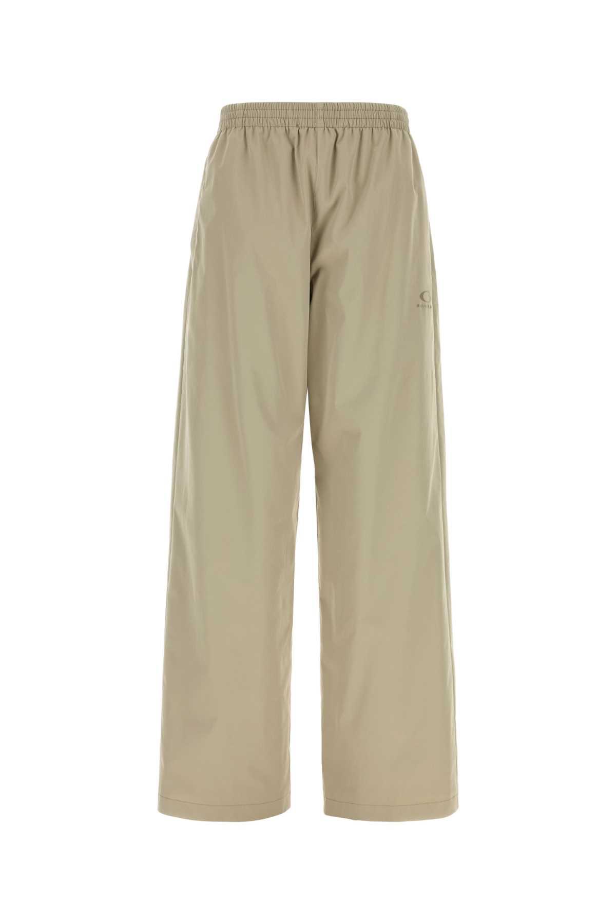 balenciaga cappuccino stretch polyester wide-leg pant