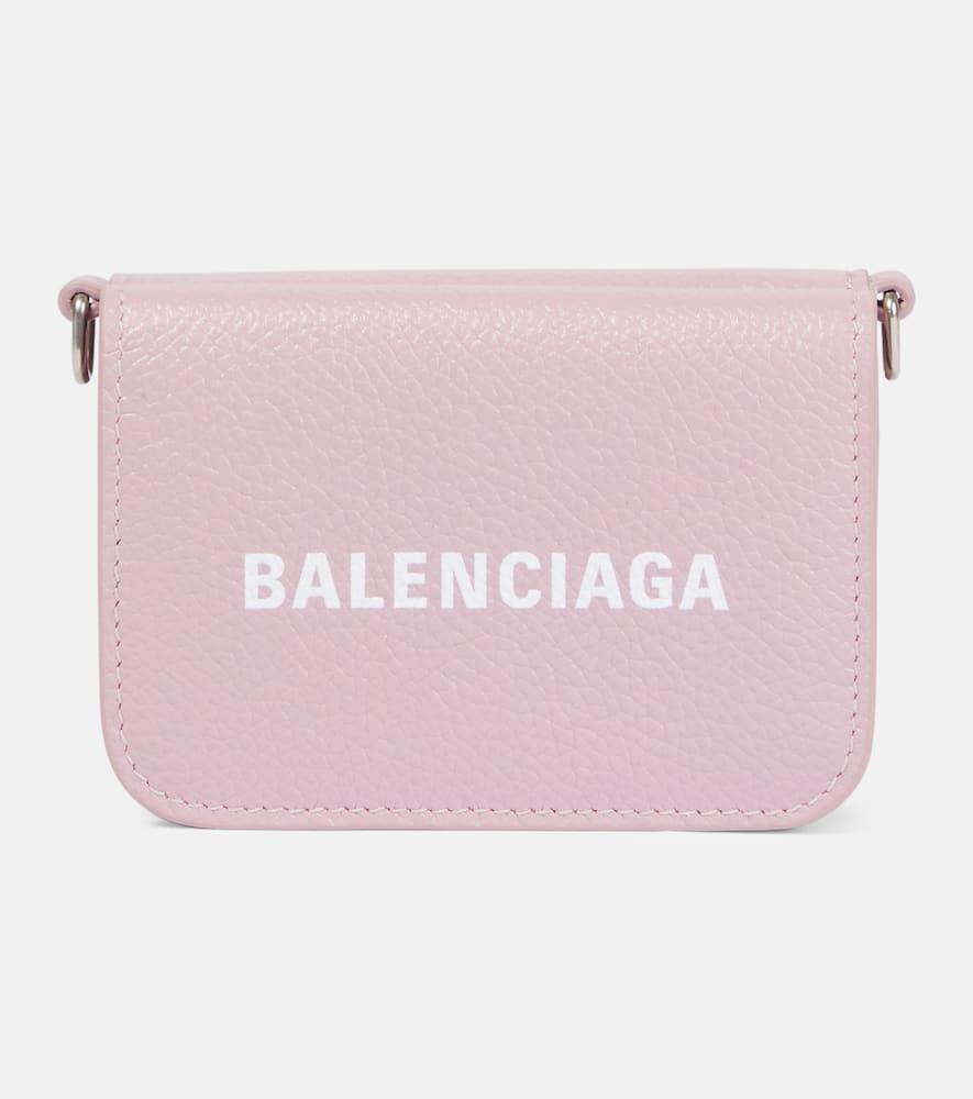balenciaga cash mini wallet on chain