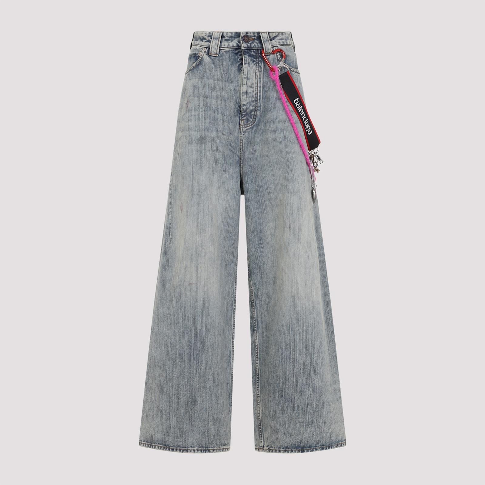 balenciaga charms baggy jeans