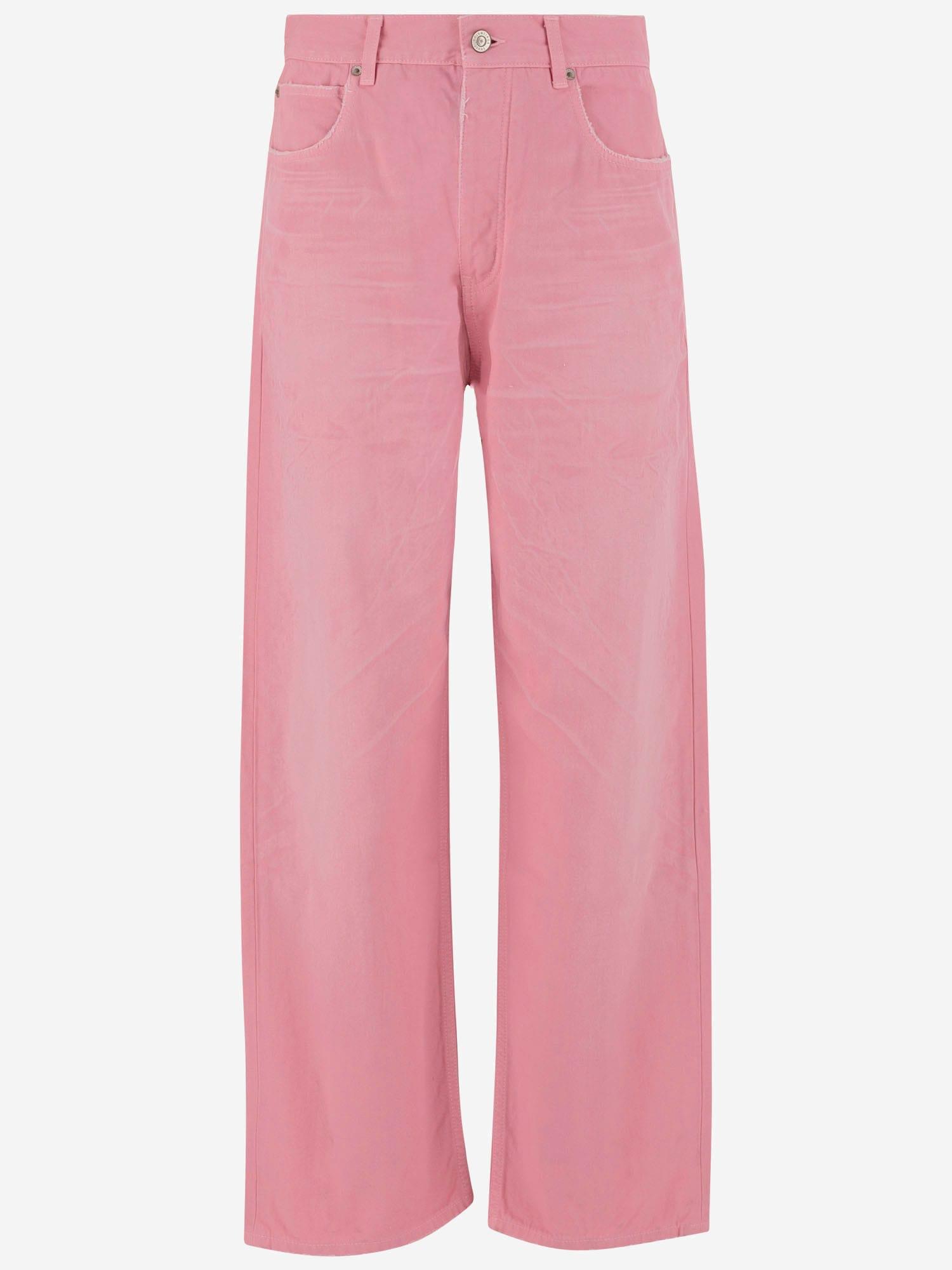 balenciaga cotton denim jeans