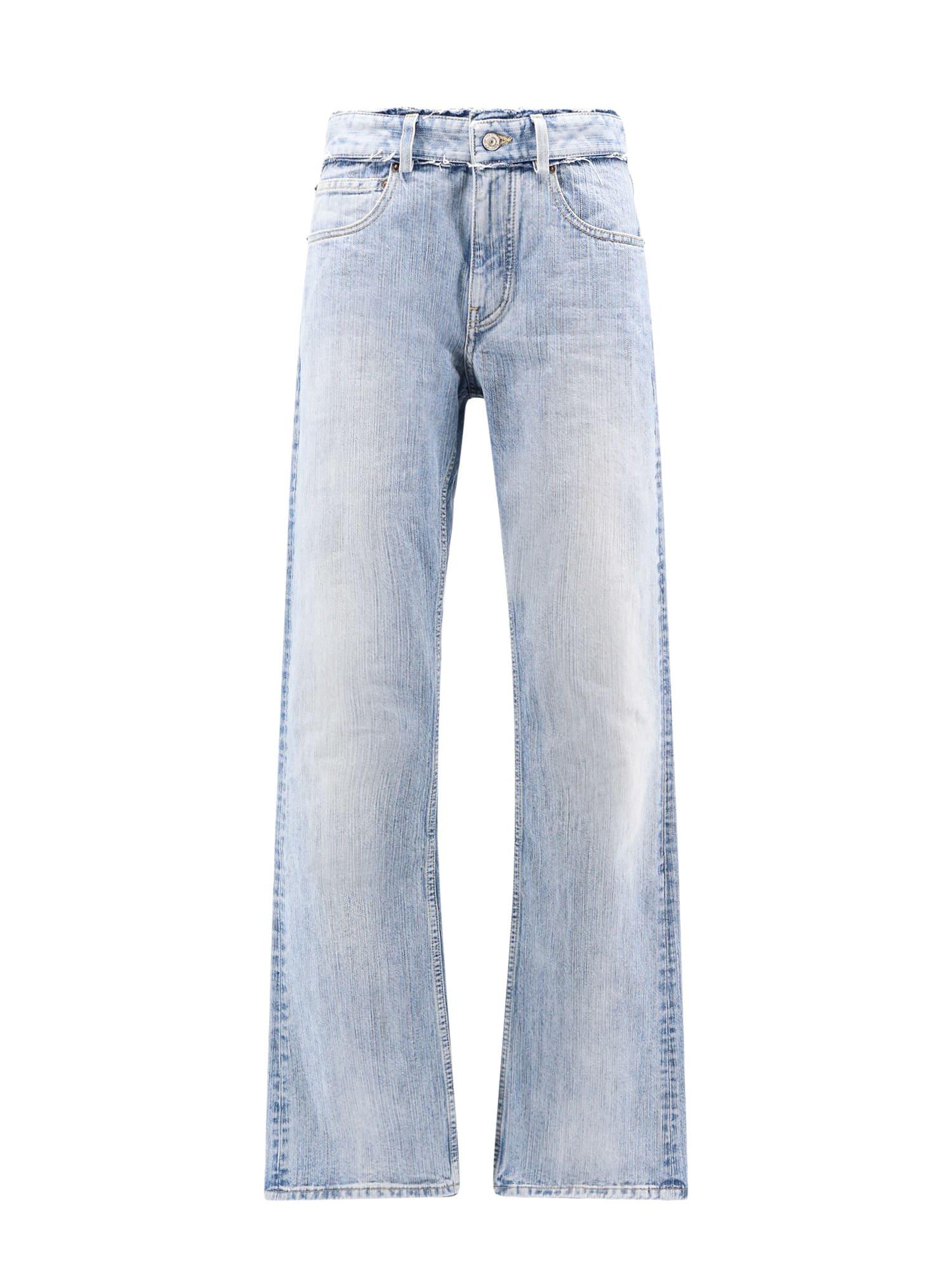 balenciaga cotton denim jeans
