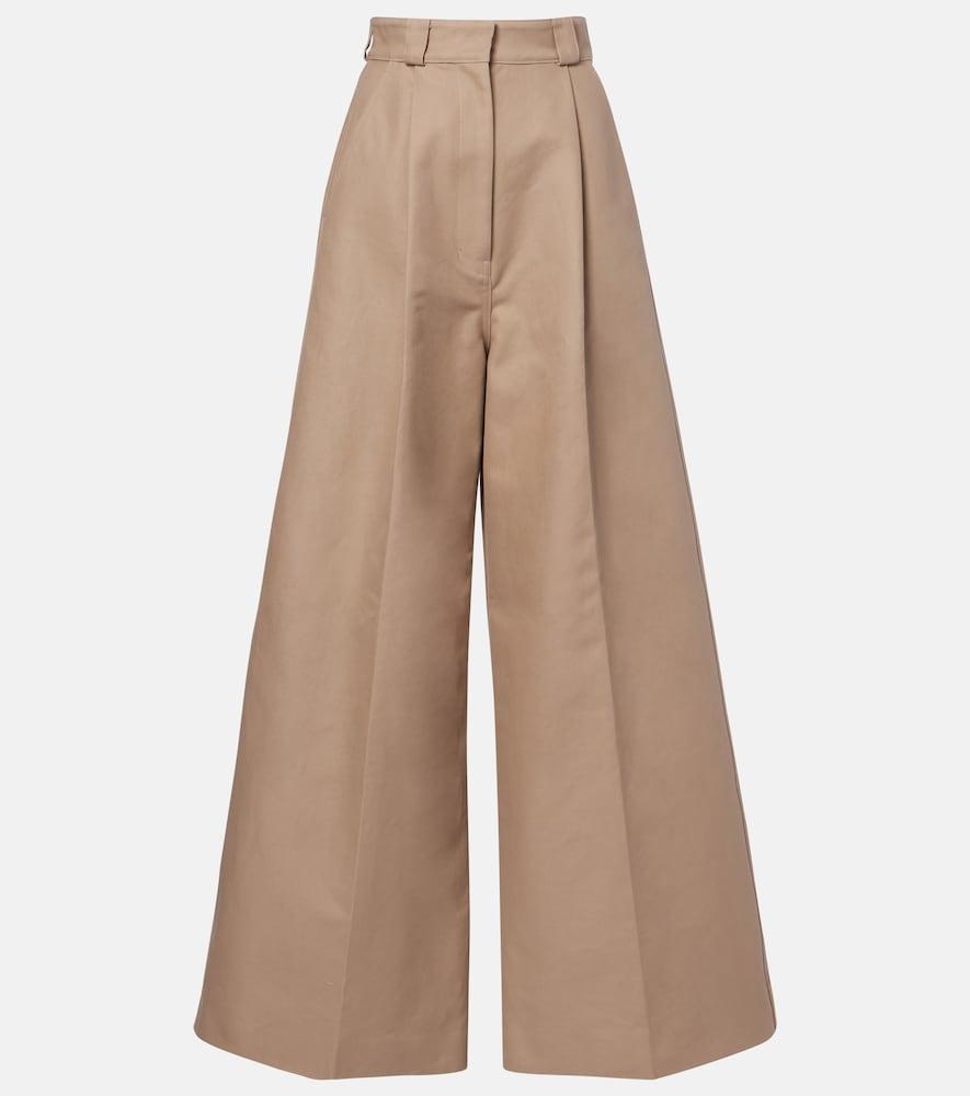 balenciaga cotton gabardine wide