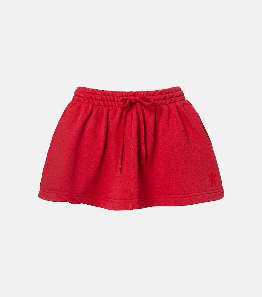 balenciaga cotton miniskirt