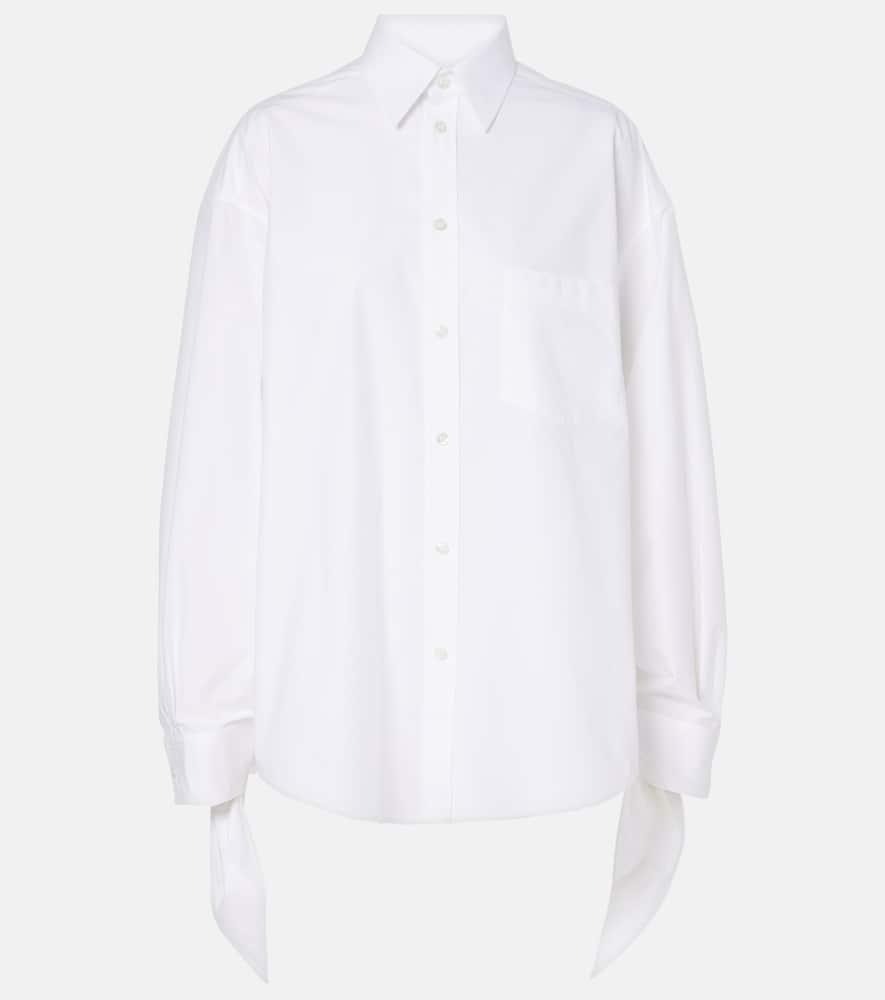 balenciaga cotton poplin shirt