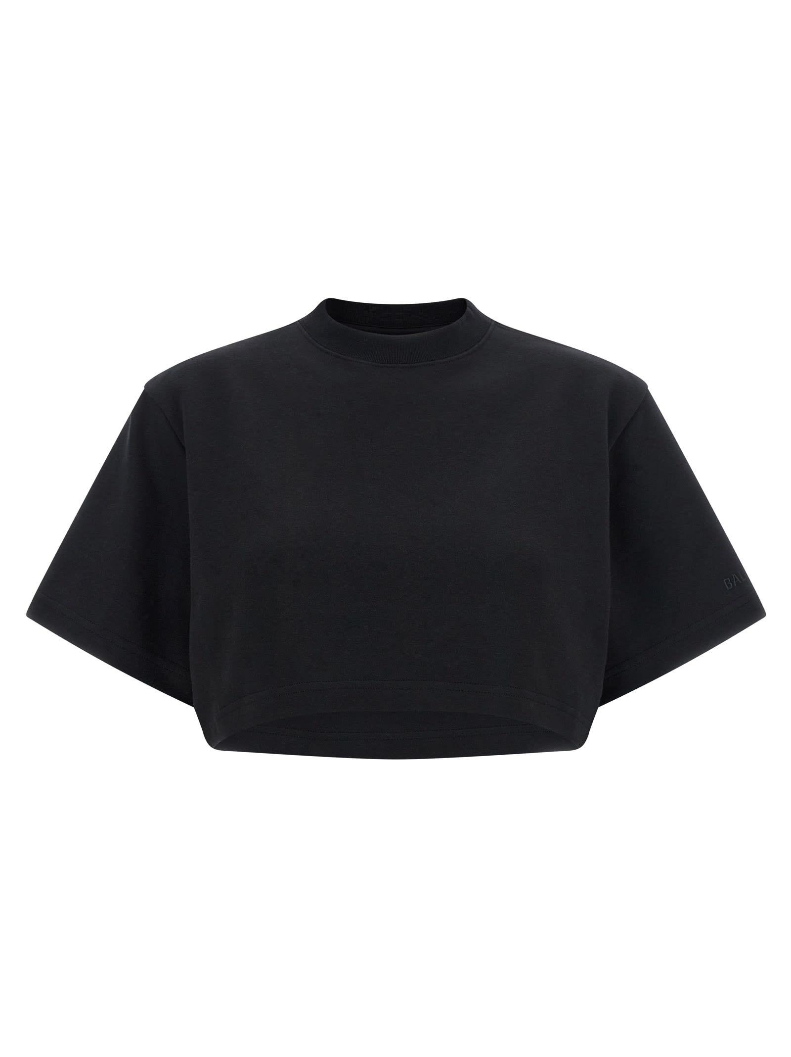 balenciaga cropped t-shirt