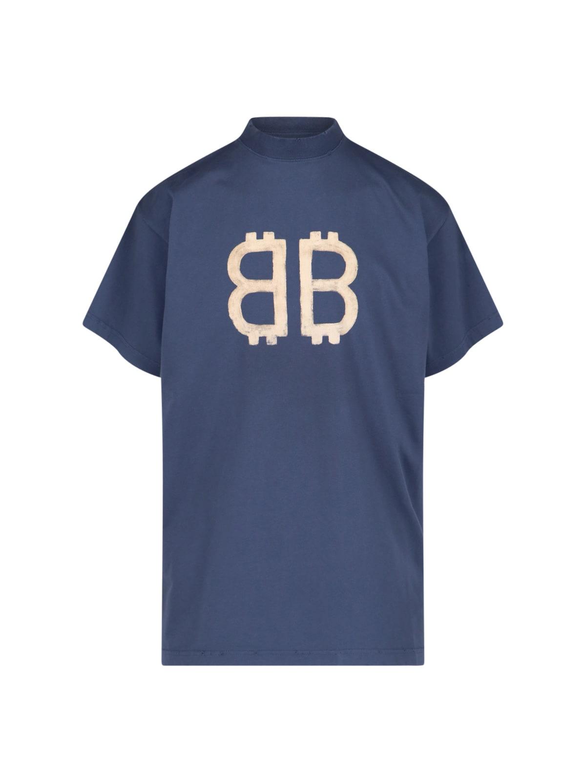 balenciaga crypto printed t-shirt