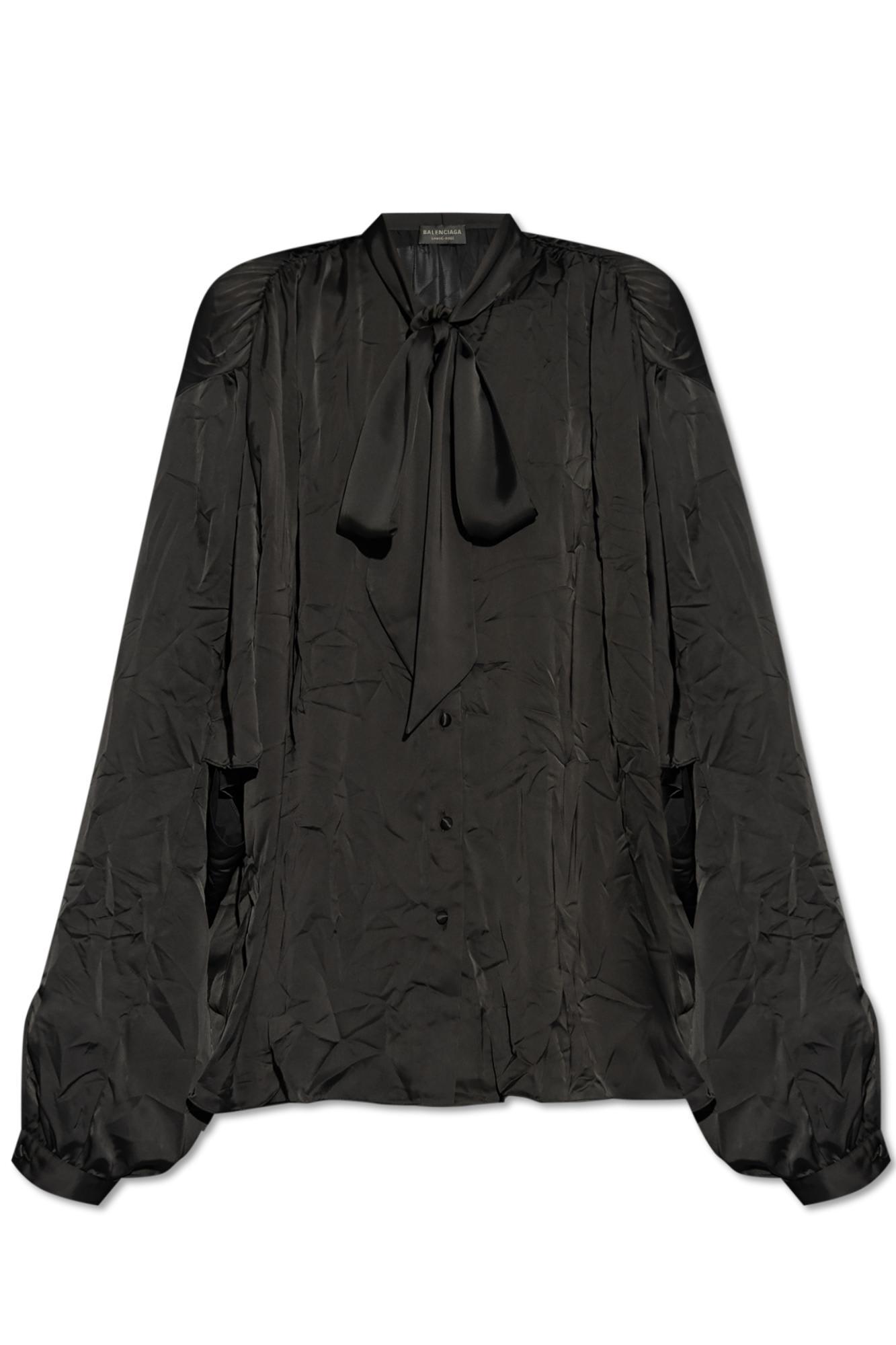 balenciaga double sleeve shirt