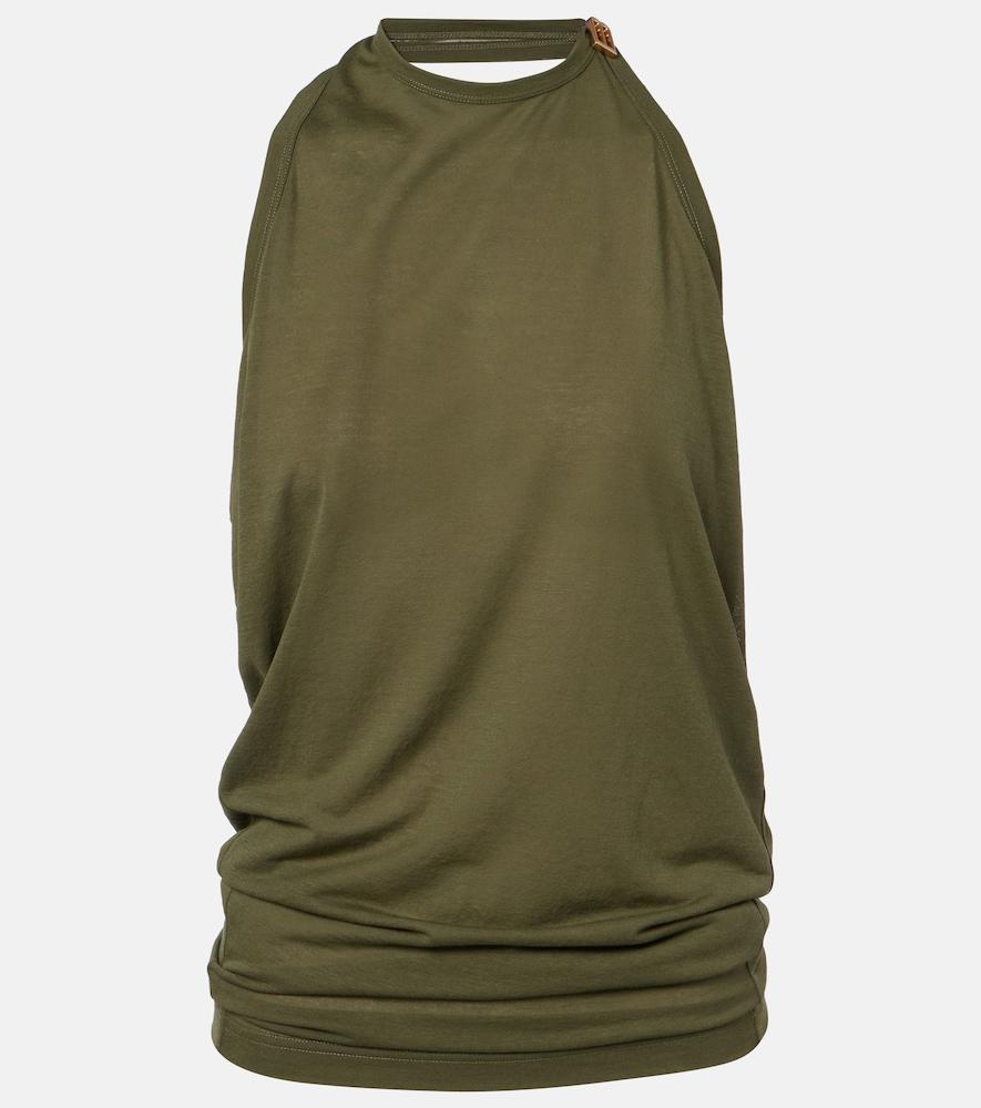 balenciaga draped cotton