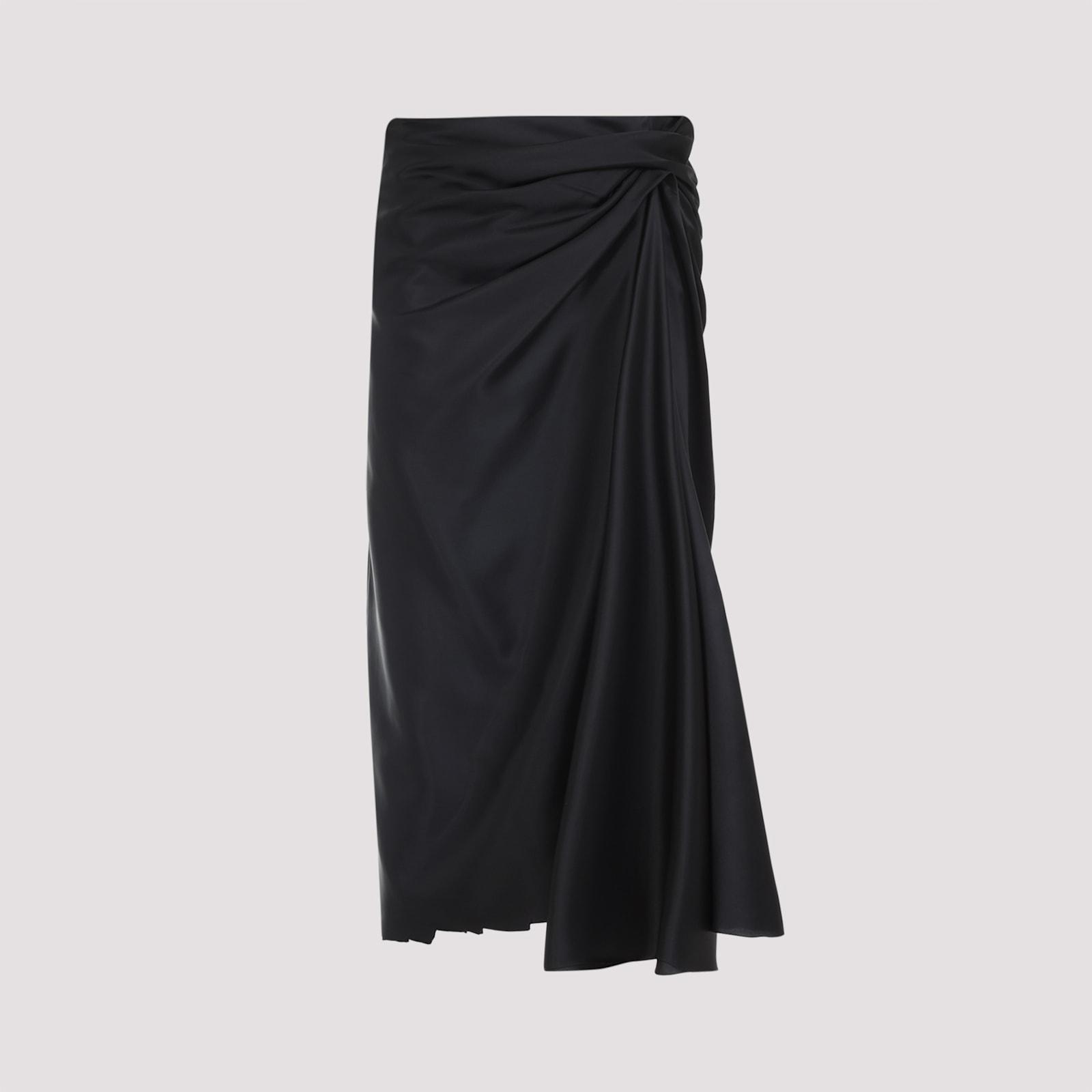 balenciaga draped skirt