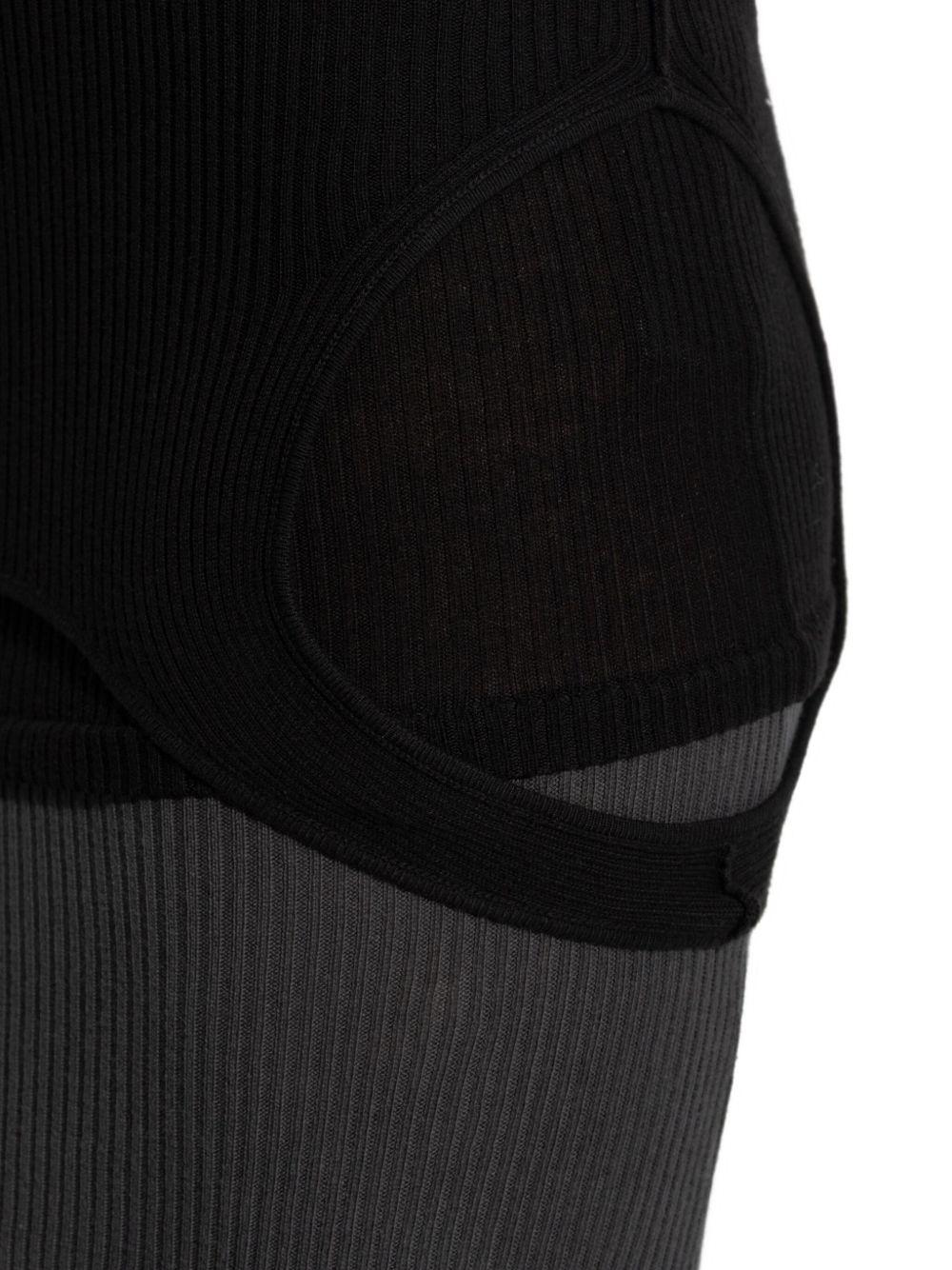 balenciaga dresses black cotton - women