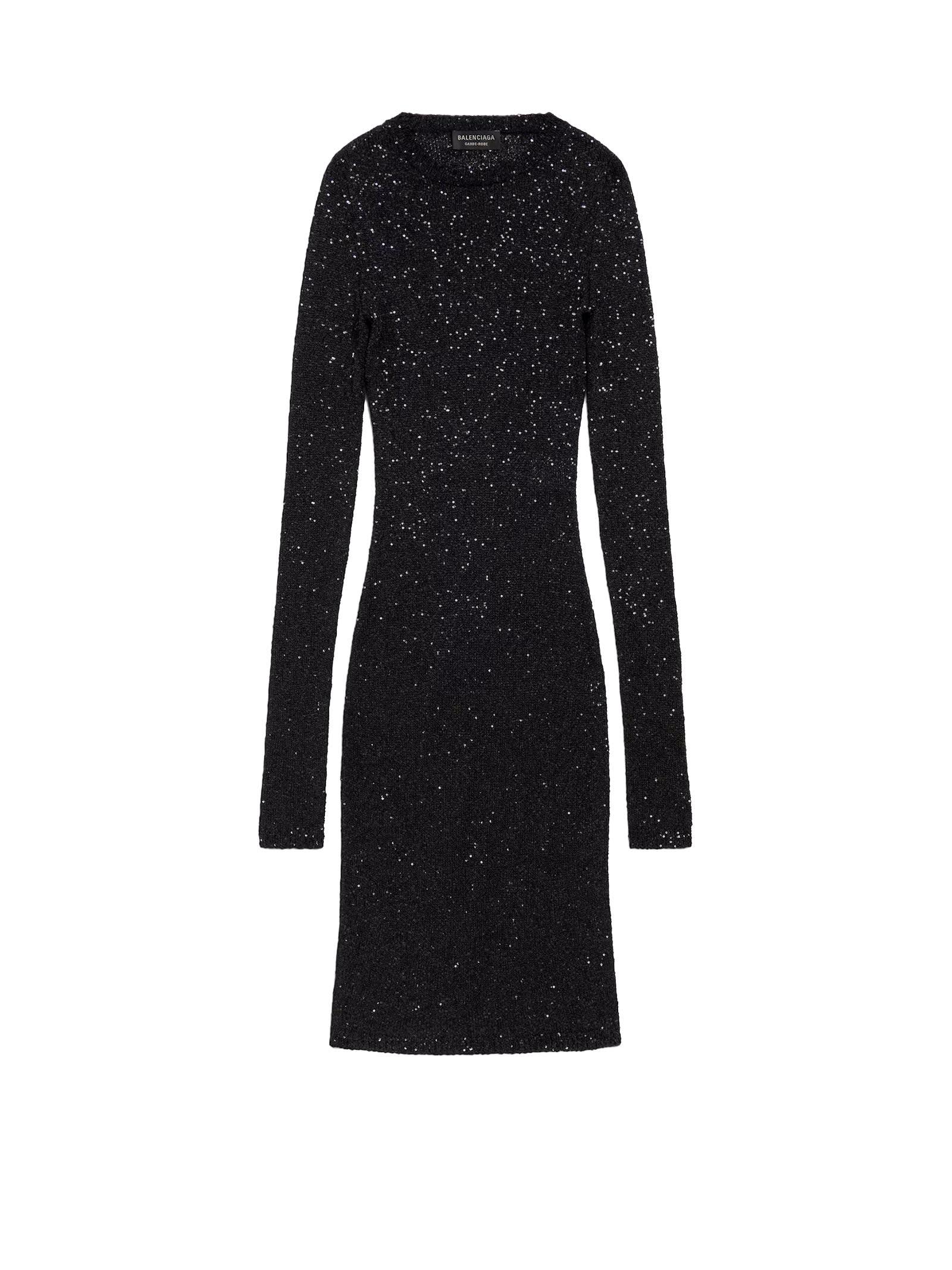 balenciaga dresses black