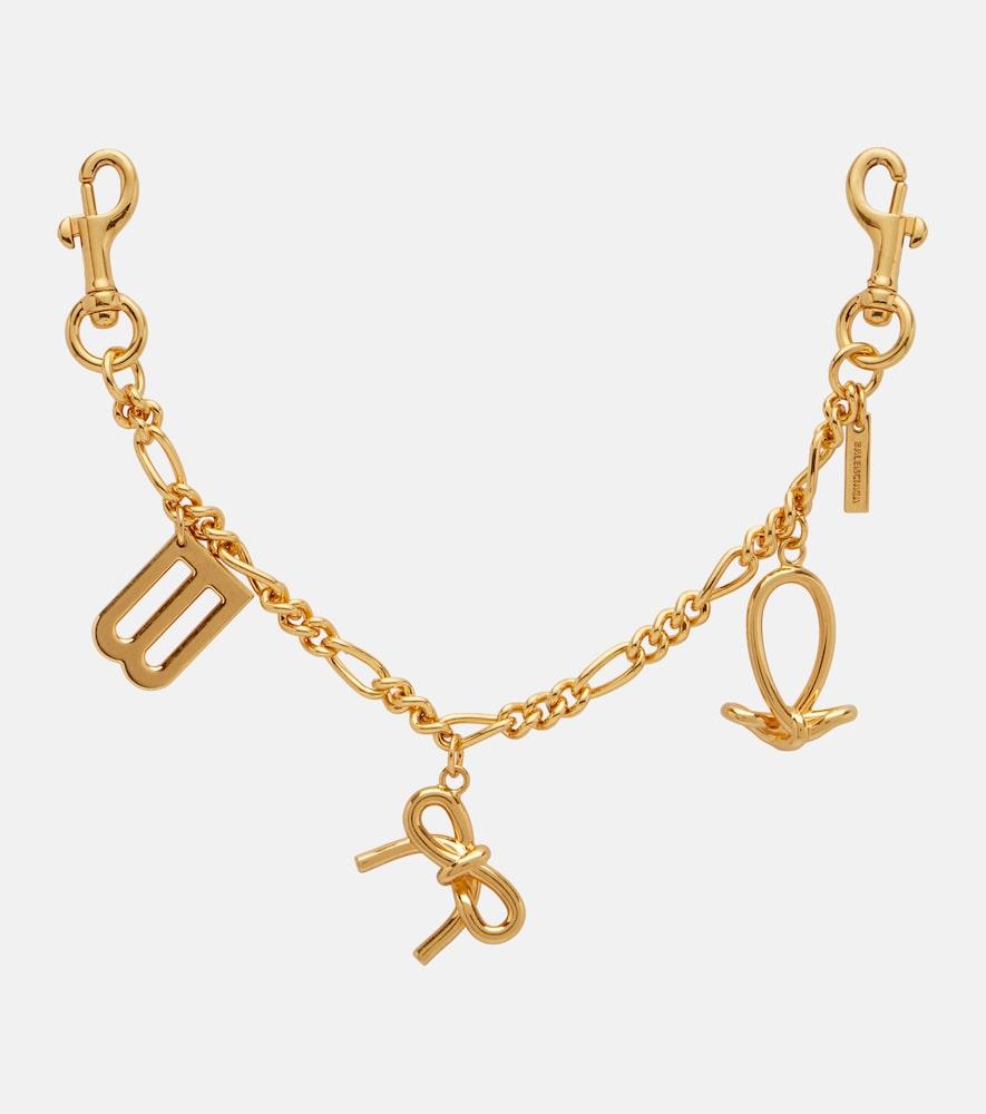 balenciaga embellished bag charm
