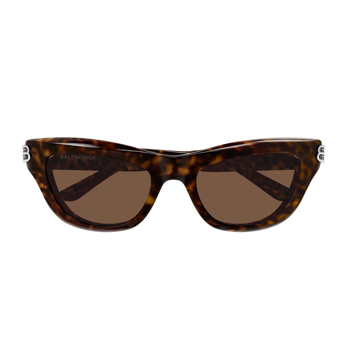 balenciaga eyewear balenciaga bb0430s linea everyday 002 havana brown sunglasses