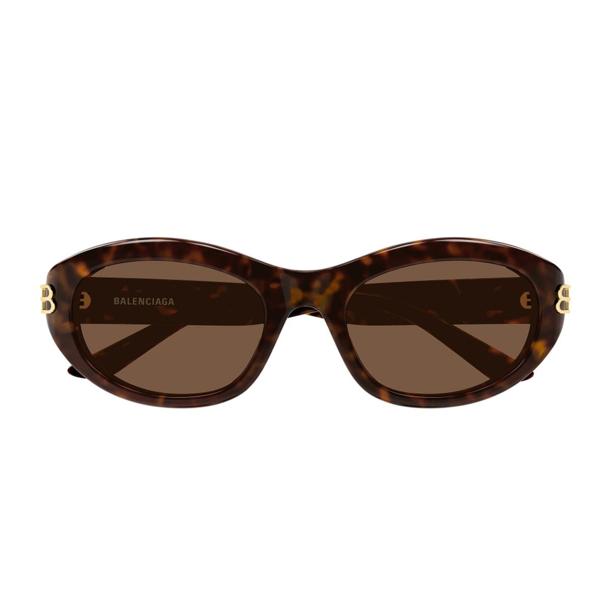 balenciaga eyewear balenciaga bb0434sk linea everyday 002 havana brown sunglasses