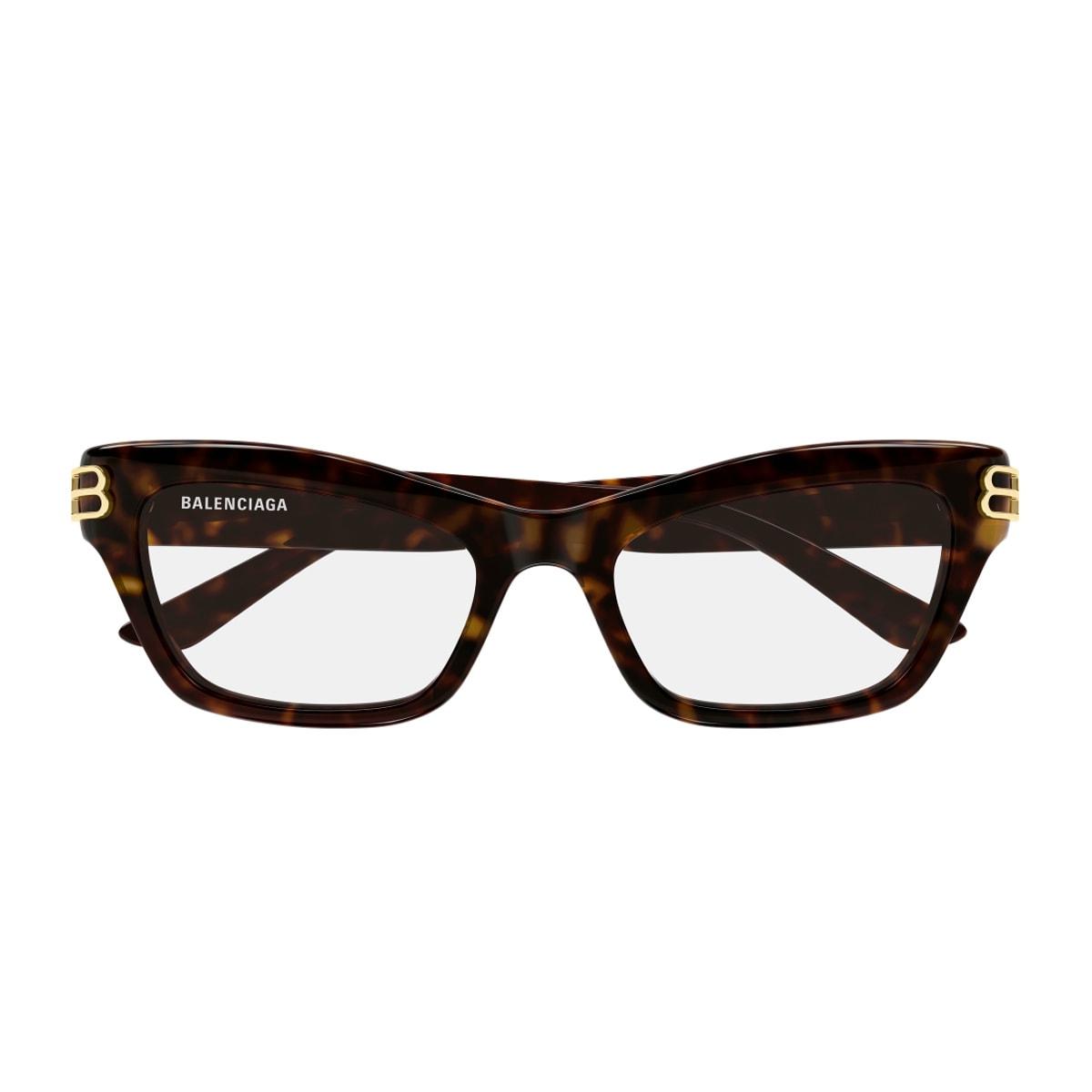 balenciaga eyewear balenciaga bb0435o linea everyday 002 havana glasses