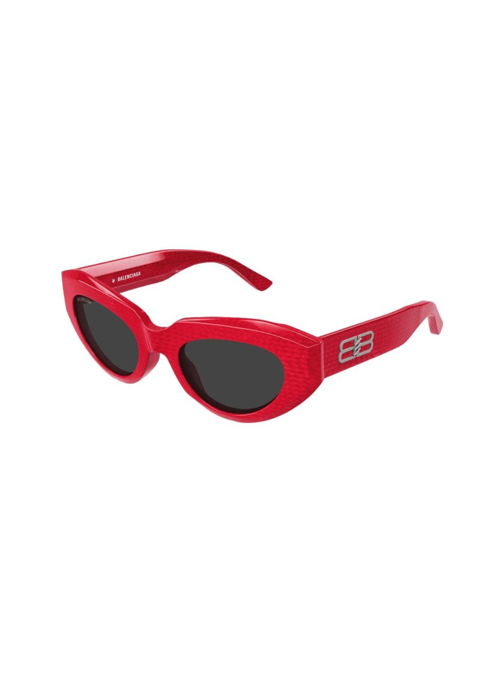 balenciaga eyewear bb 0236 - red sunglasses