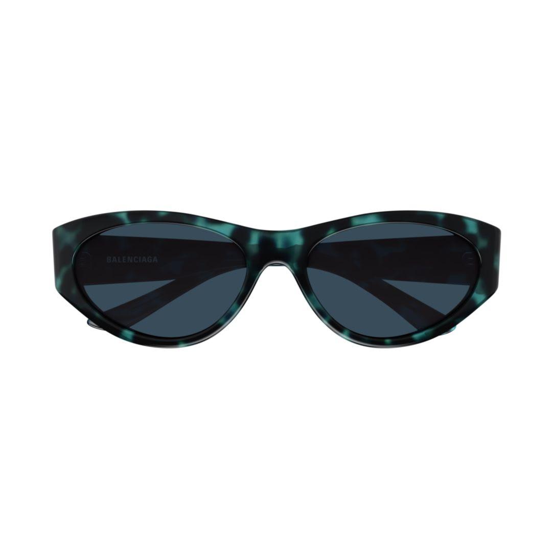 balenciaga eyewear bb0367s-003havana-havana-blue