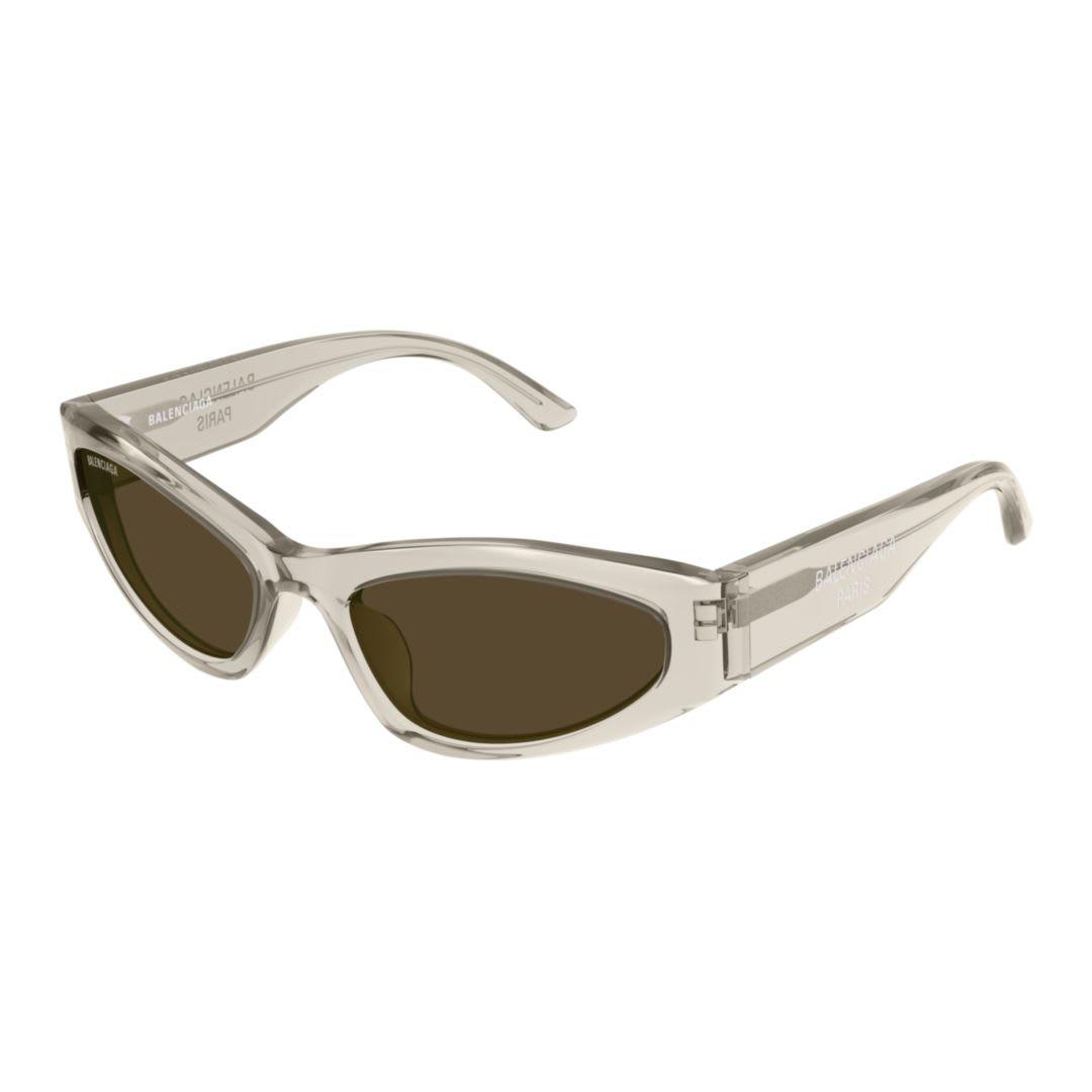 balenciaga eyewear bb0387s-004beige-beige-brown