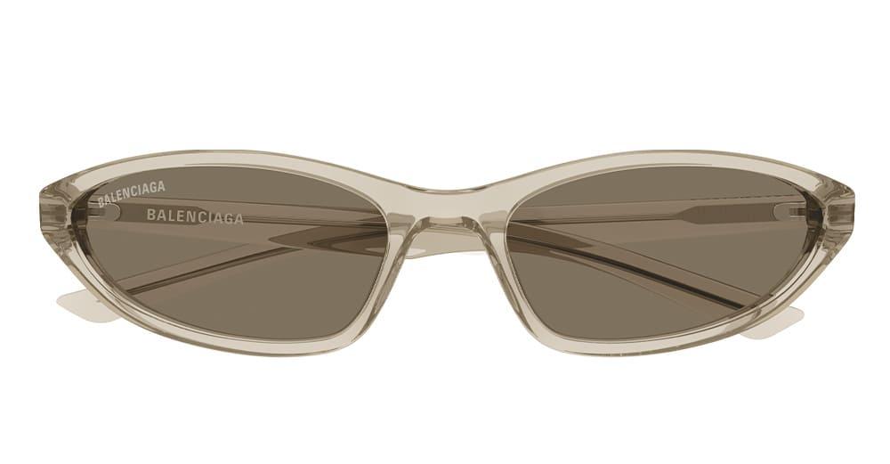 balenciaga eyewear bb0402s-004 - beige sunglasses