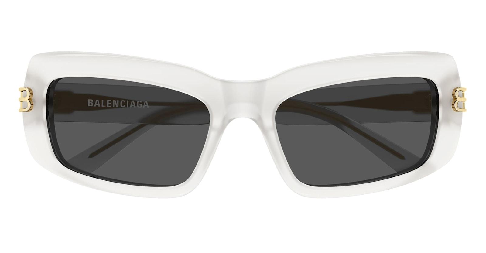 balenciaga eyewear bb0432s-003 - white sunglasses