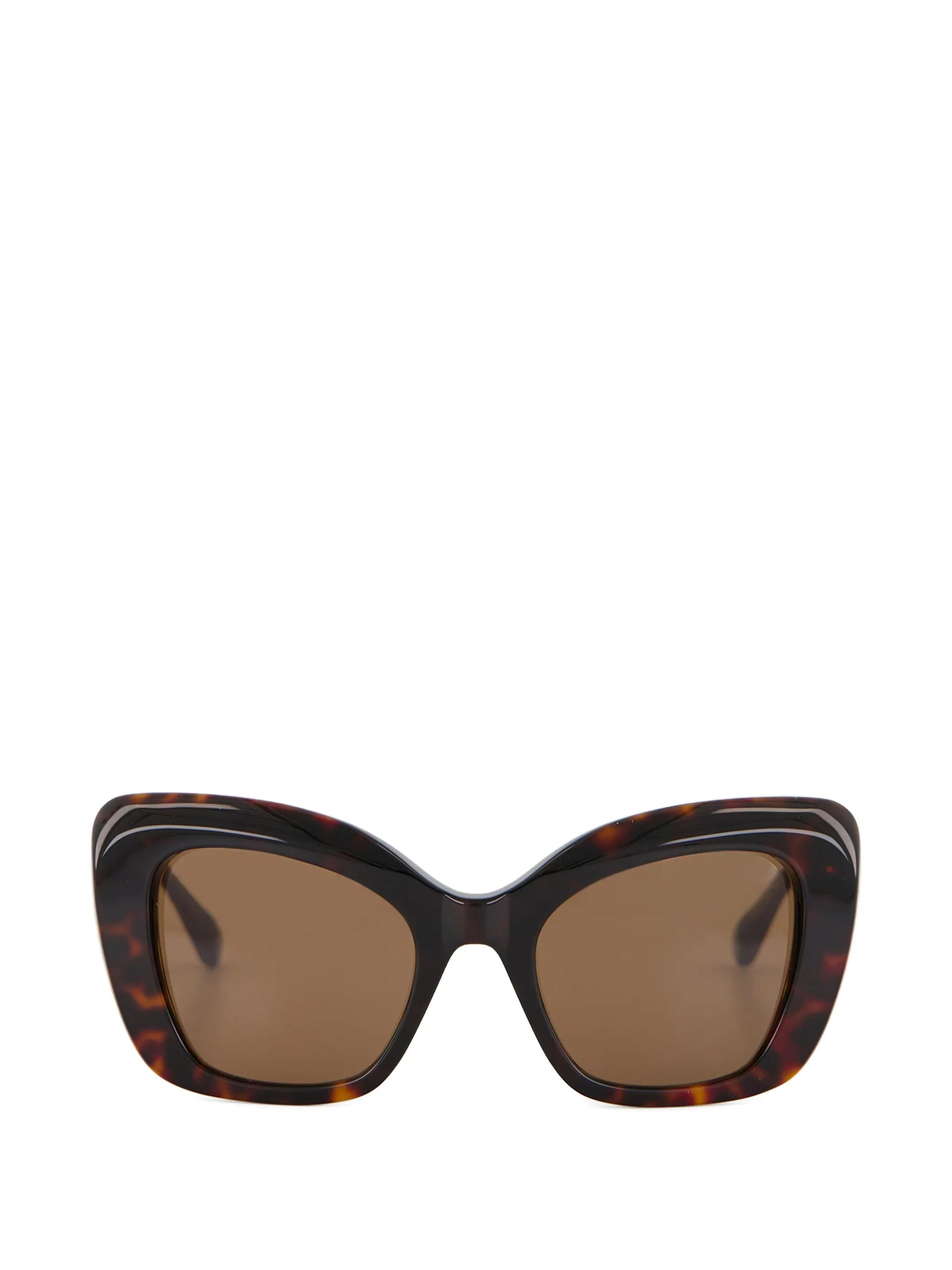balenciaga eyewear diva butterfly brown occhiale - women