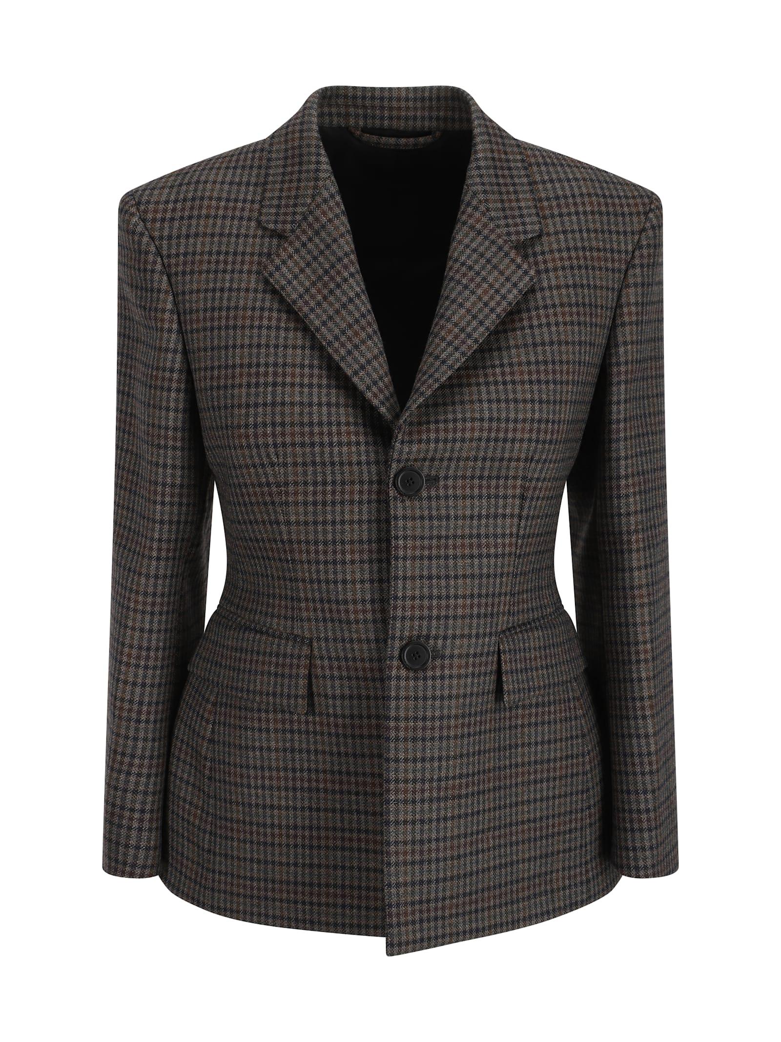 balenciaga hourglass blazer