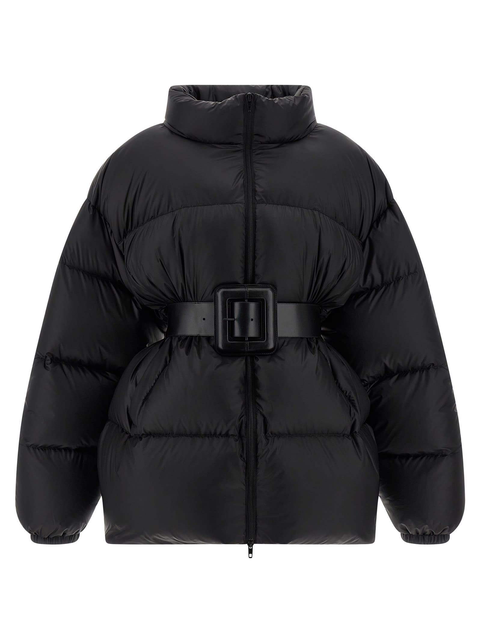 balenciaga hourglass down jacket