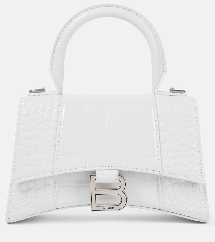 balenciaga hourglass xs leather crossbody bag