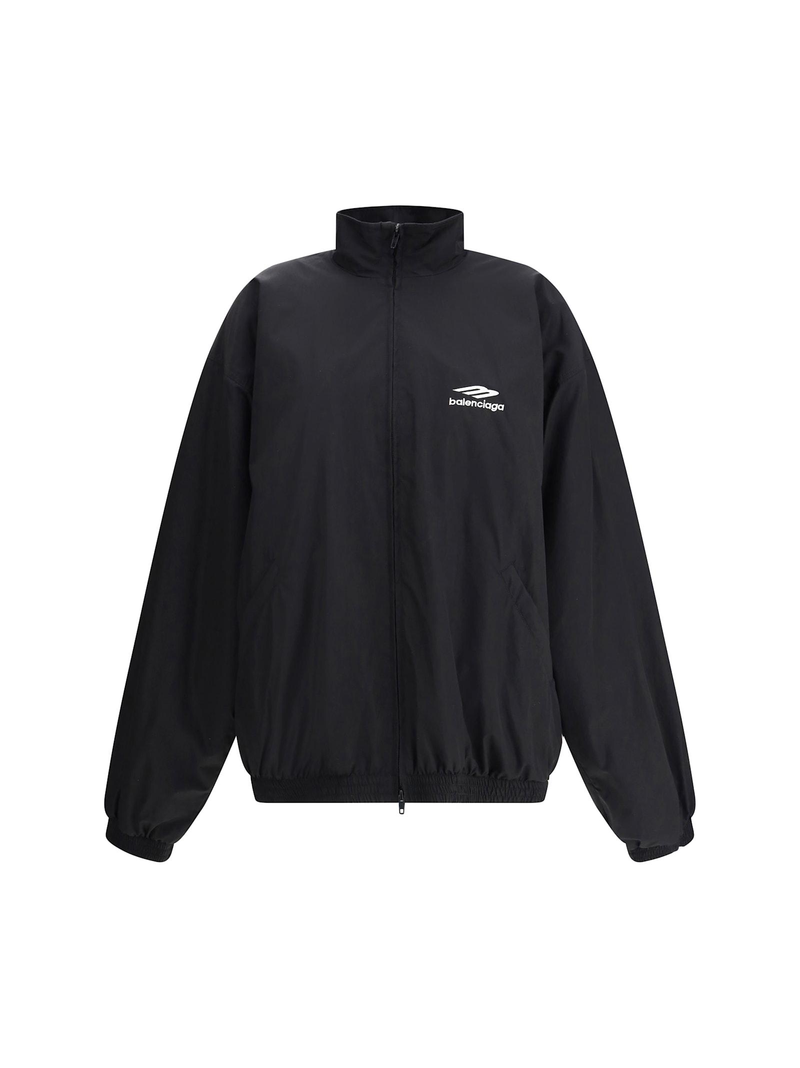 balenciaga jacket with faux fur lining