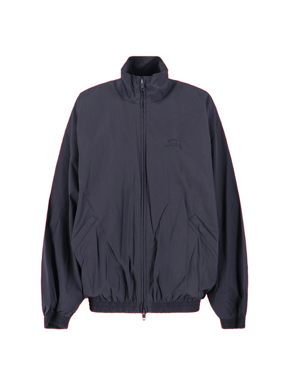 balenciaga jackets black polyester - women