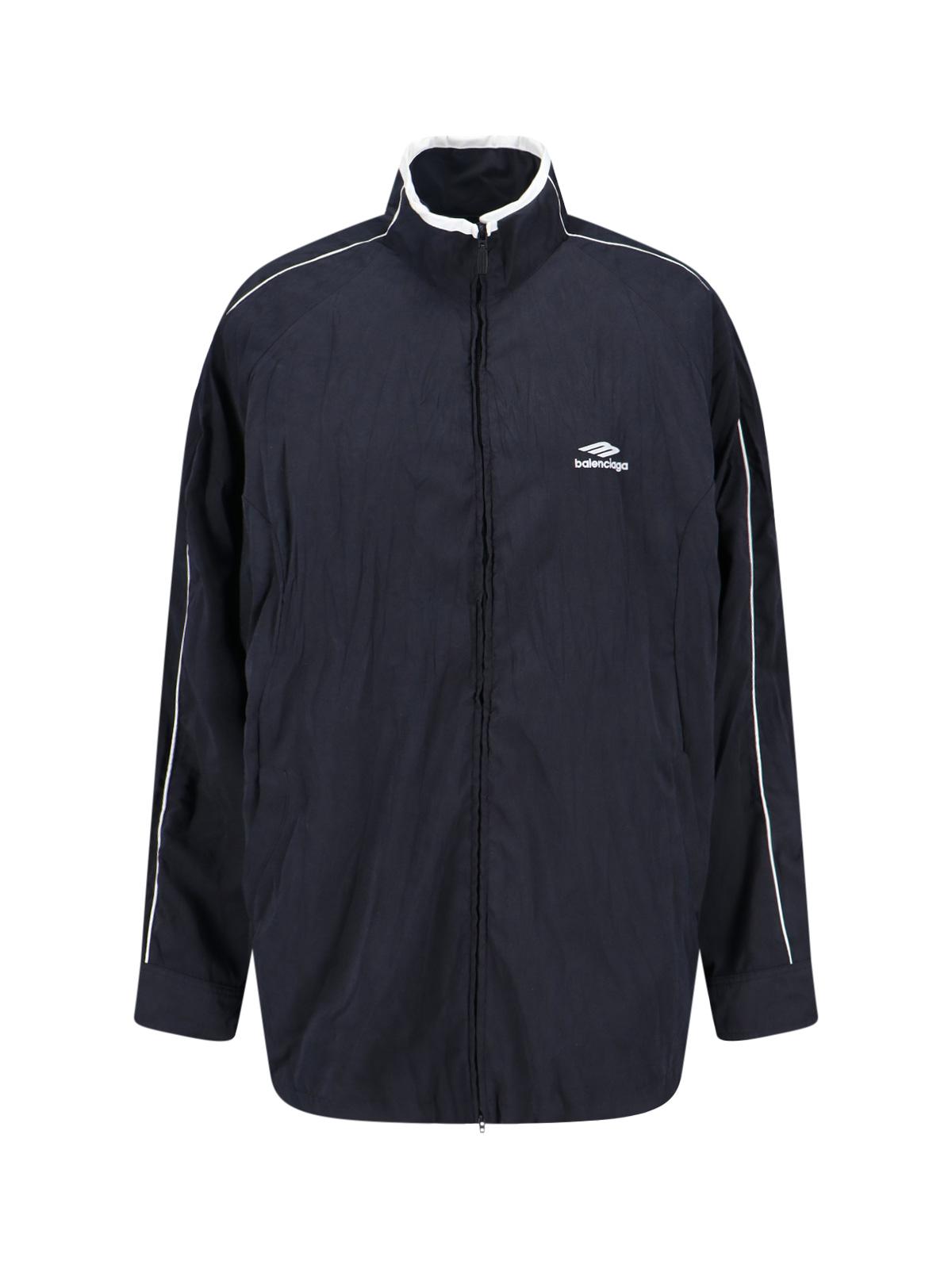 balenciaga jackets black polyester - women