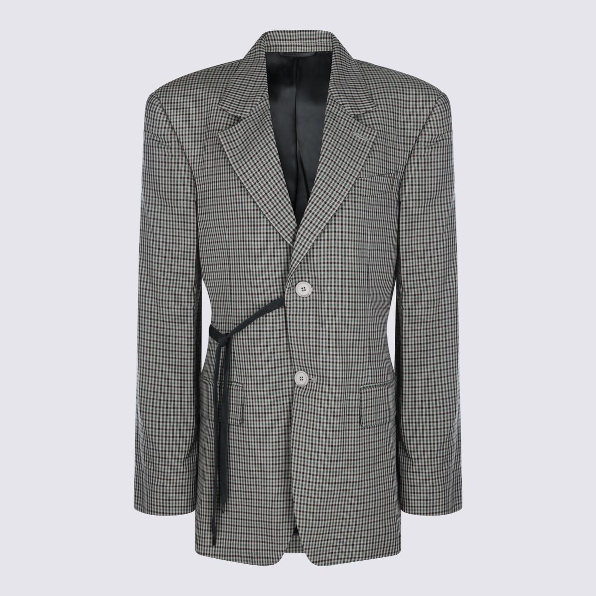 balenciaga jackets khaki/brown _lyocell - women