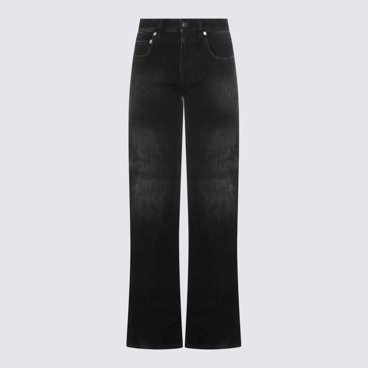 balenciaga jeans black fade out _100 % co - women