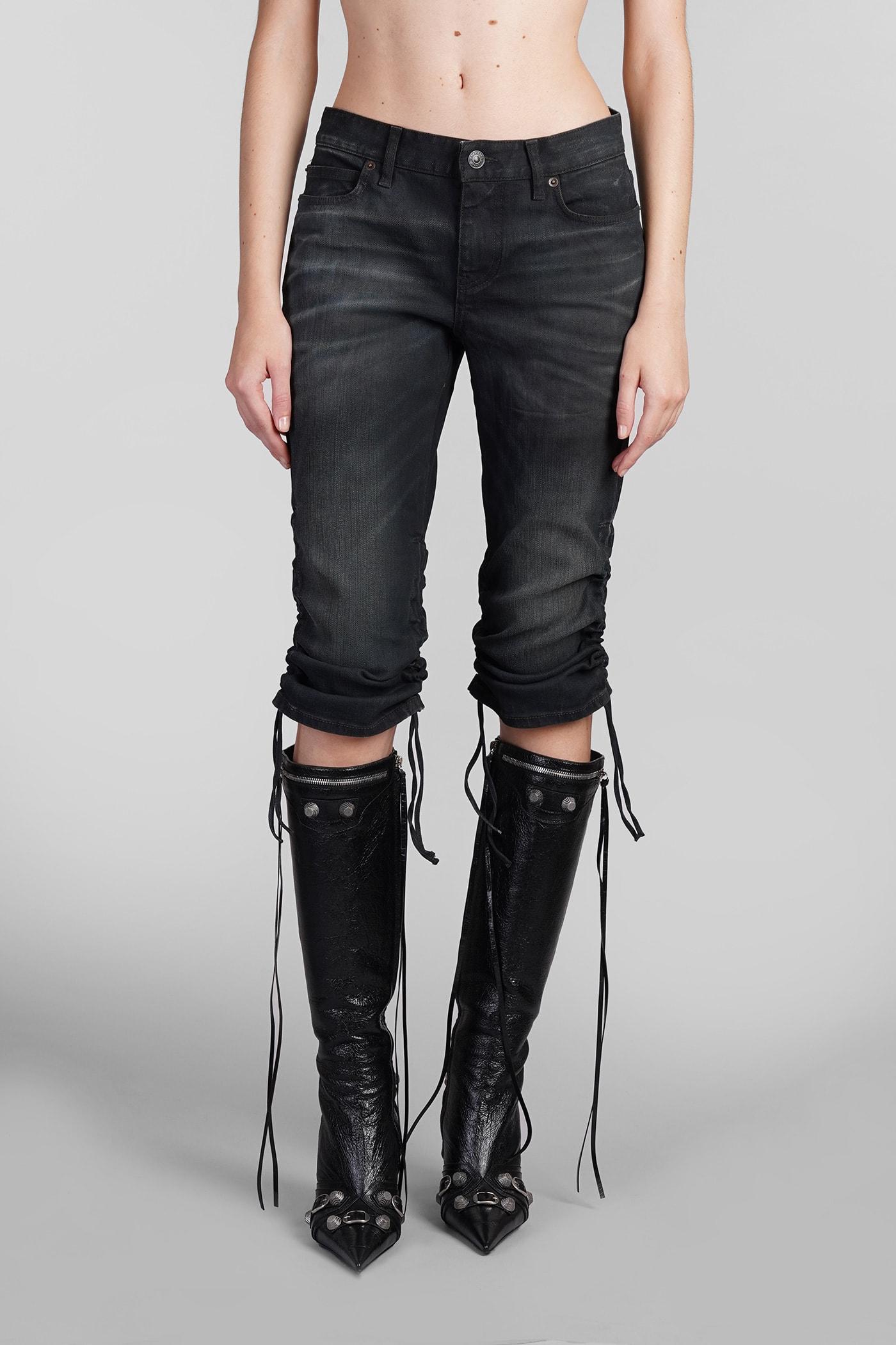 balenciaga jeans in black cotton