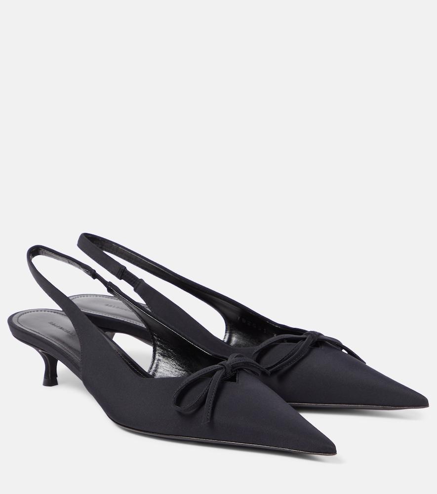 balenciaga knife slingback pumps