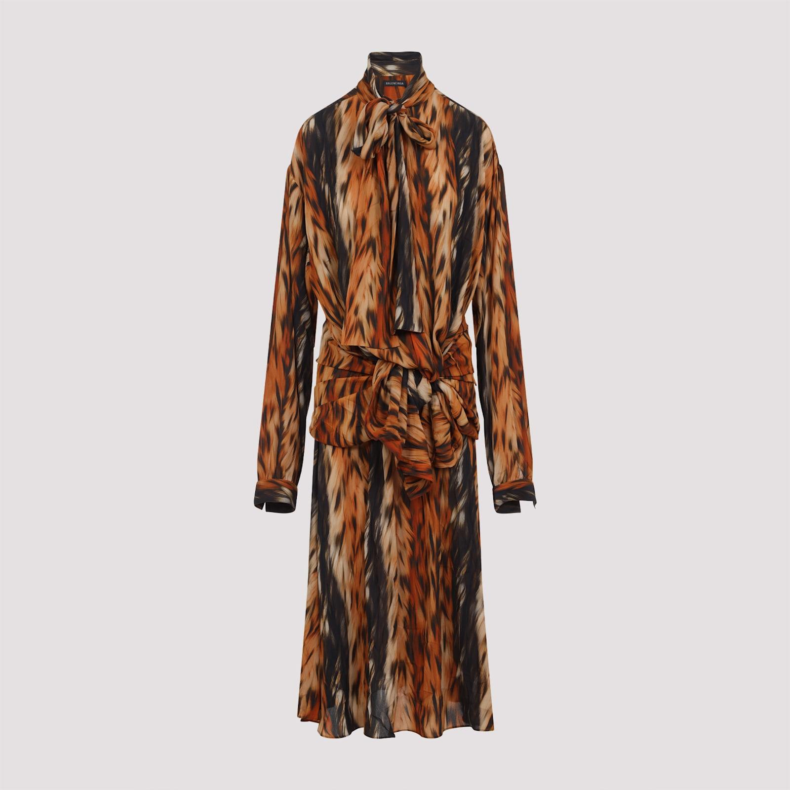 balenciaga knotted dress