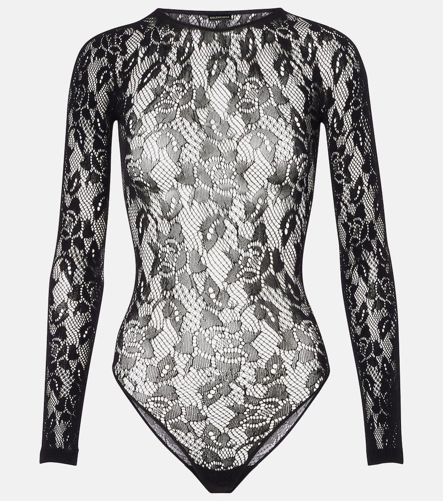 balenciaga lace bodysuit