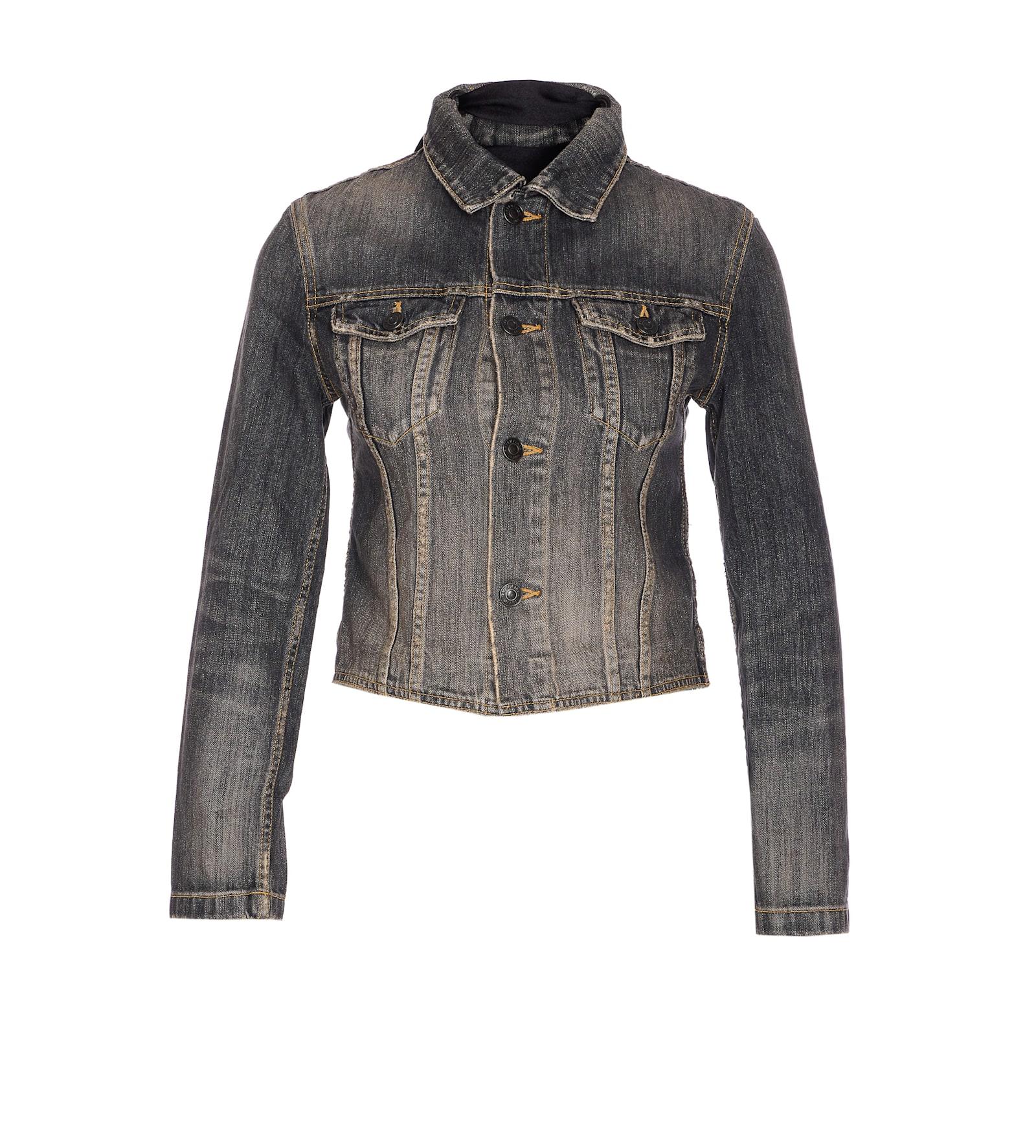 balenciaga lace-up jacket