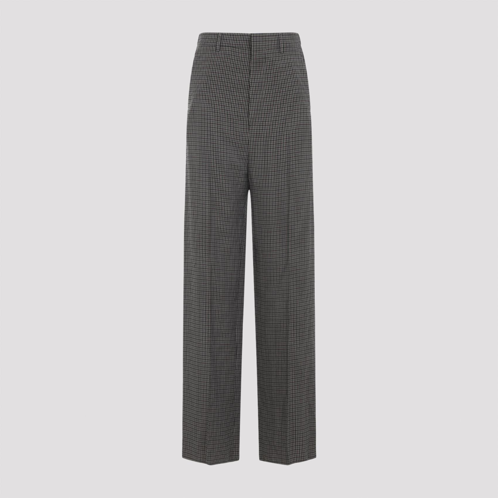 balenciaga large tailored pants green lyocell - women