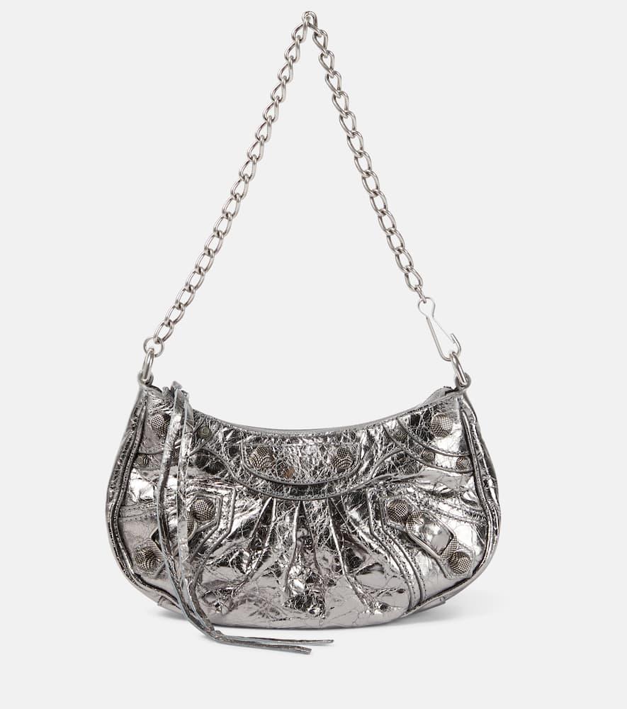 balenciaga le cagole mini leather shoulder bag