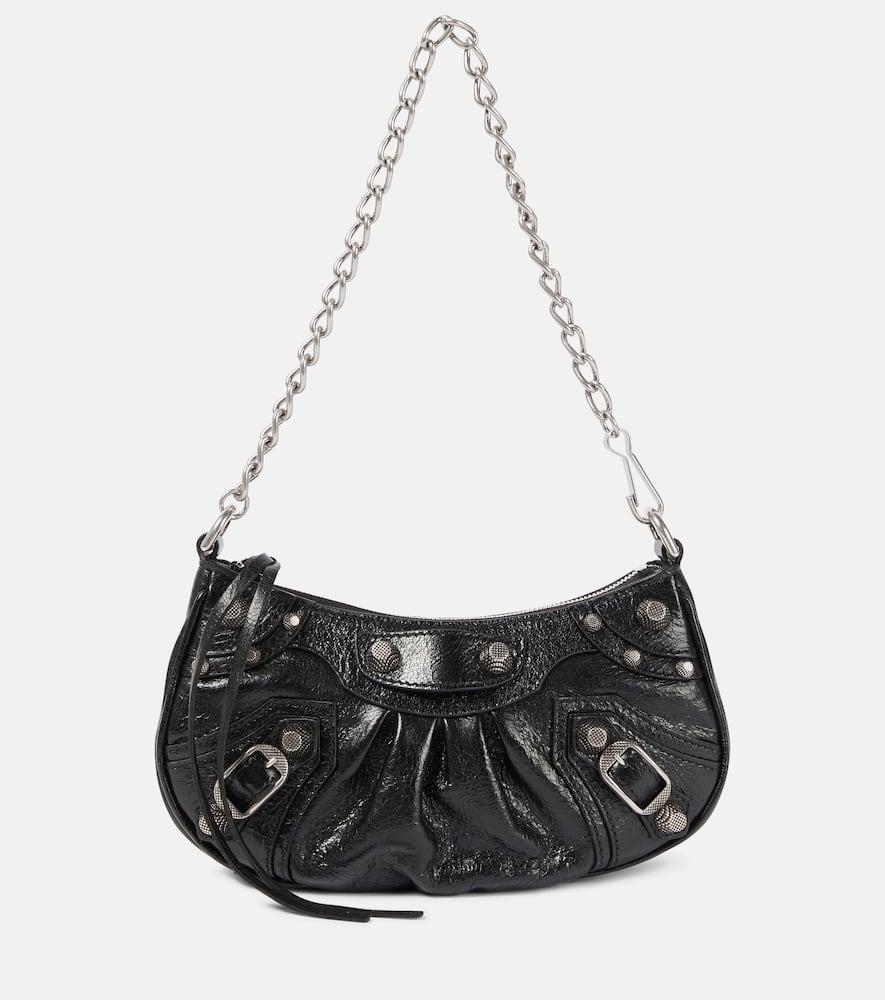balenciaga le cagole mini leather shoulder bag