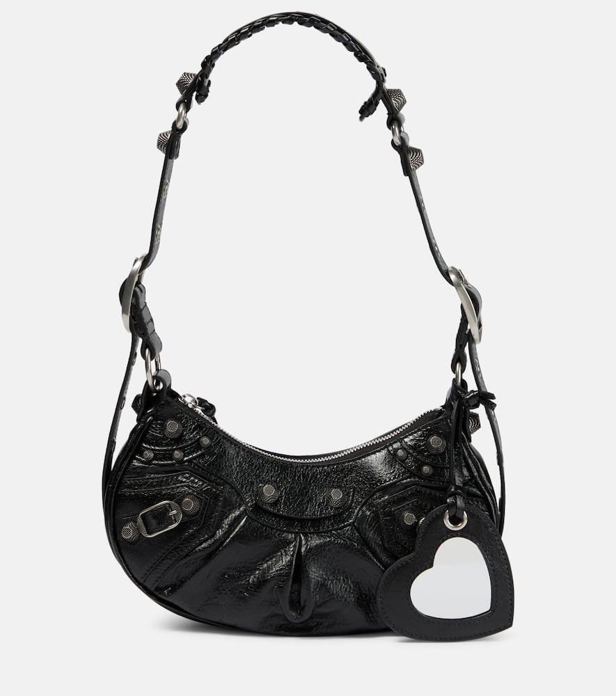 balenciaga le cagole xs leather shoulder bag
