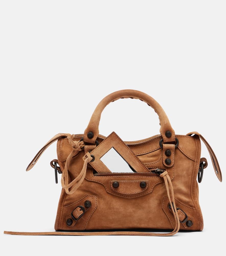 balenciaga le city mini suede top
