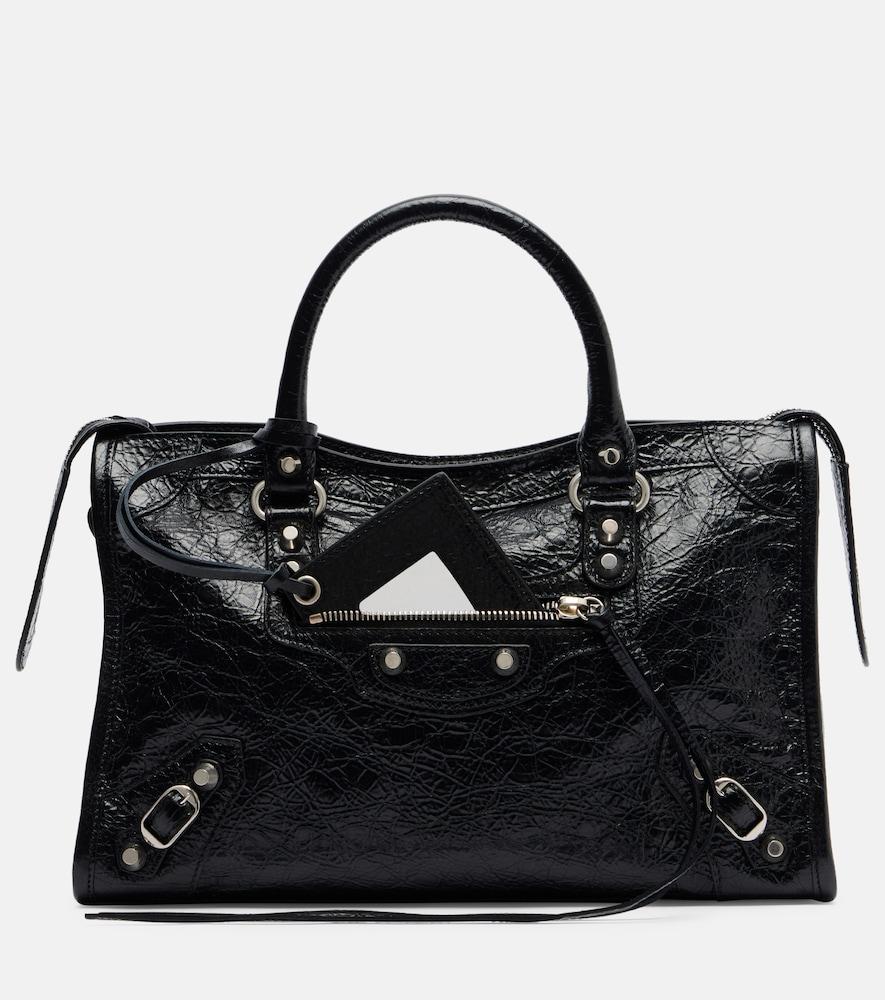 balenciaga le city small leather tote bag