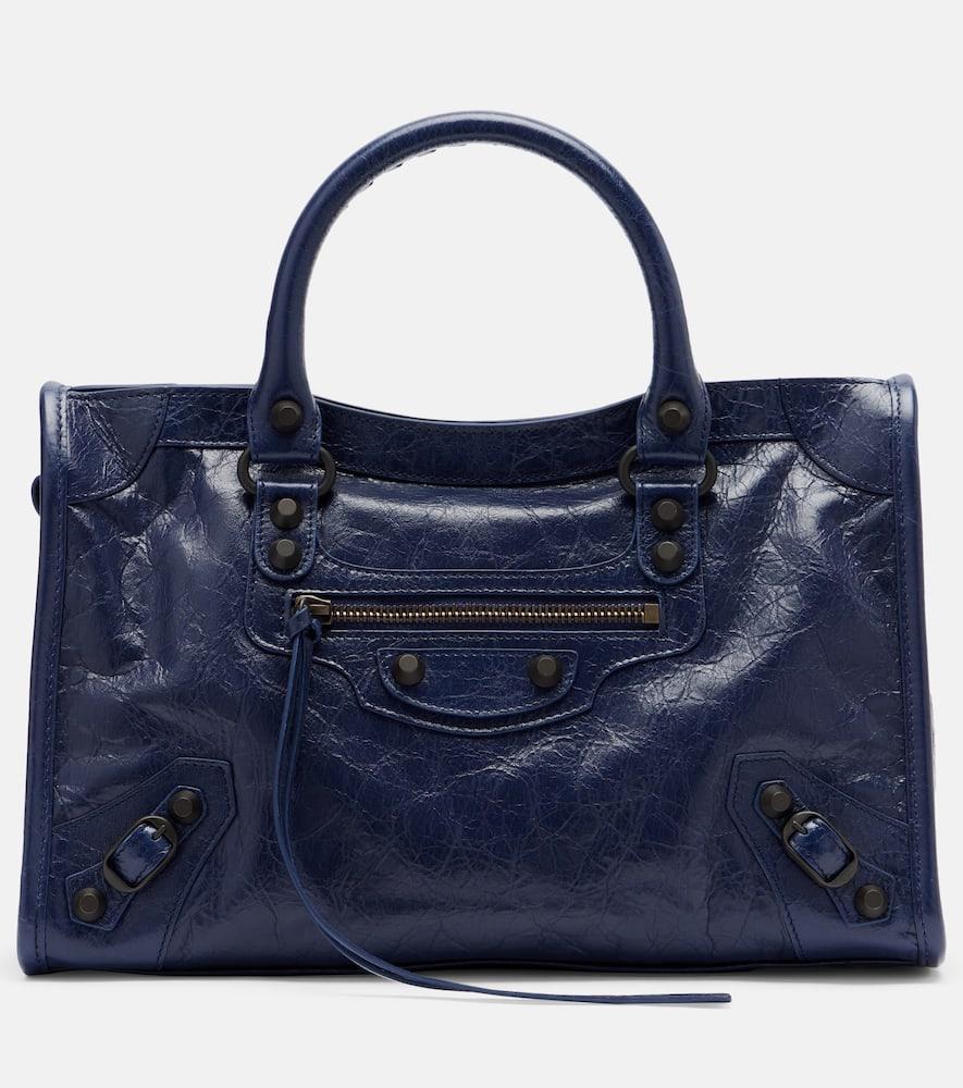 balenciaga le city small leather tote bag