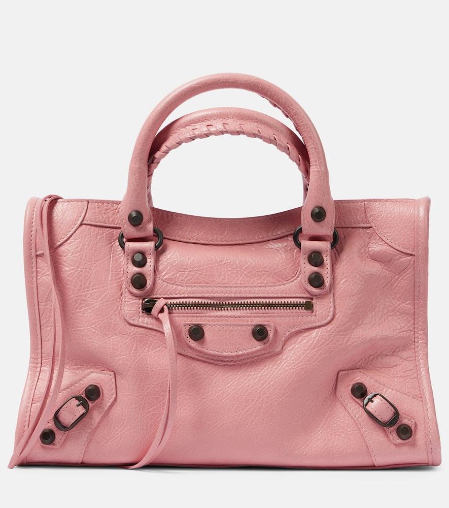 balenciaga le city small leather tote bag