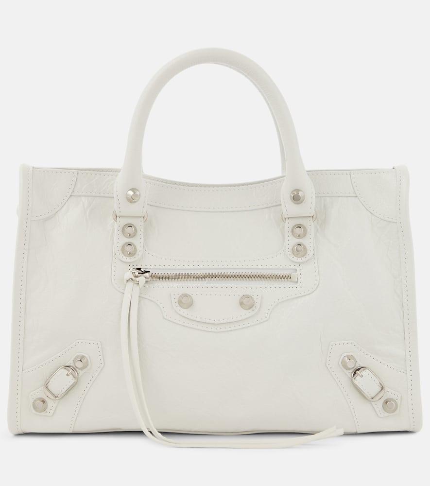 balenciaga le city small leather tote bag